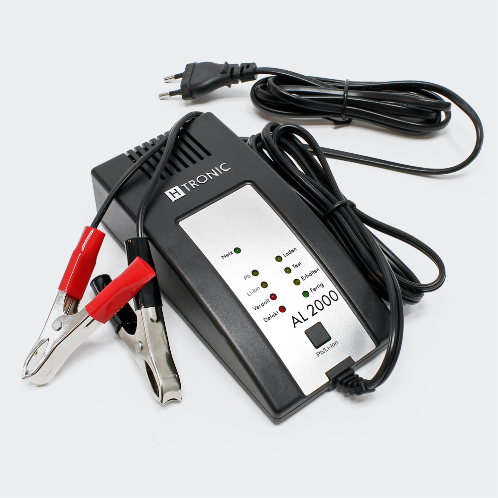 H-Tronic AL2000 Batterie Ladegerät Automatiklader 6V/12V AGM Gel Blei