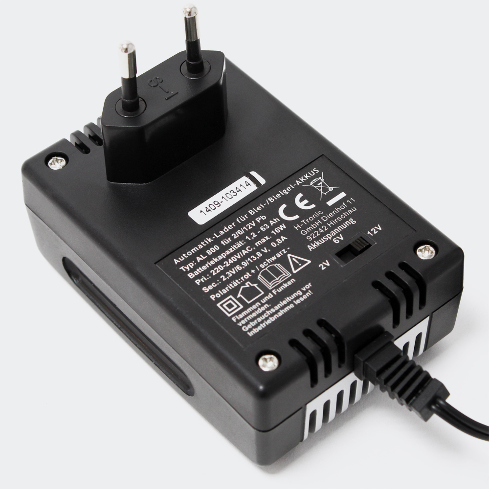 H-Tronic AL 800 2/6/12V Batterien Automatiklader Batterieladegerät