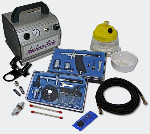 Airbrush, Lackierpistolen