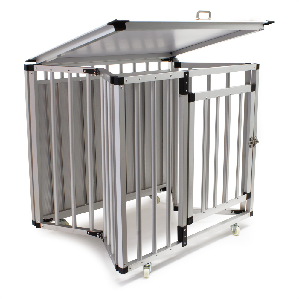 Kennel big foldable dog cage travel crate Gridbox Alu+MDF 1 door eBay