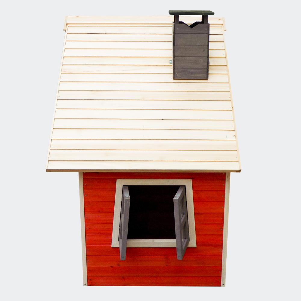 Umweltfreundliches Spielhaus für Kinder, Fichtenholz, 1200x1020x1540mm