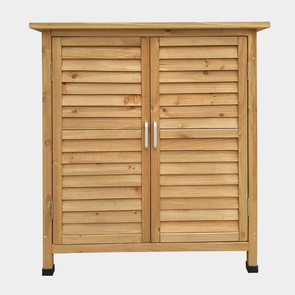 Gartenhaus mit 2-flügeliger Tür halbhoch 870x465x950mm, Fichtenholz