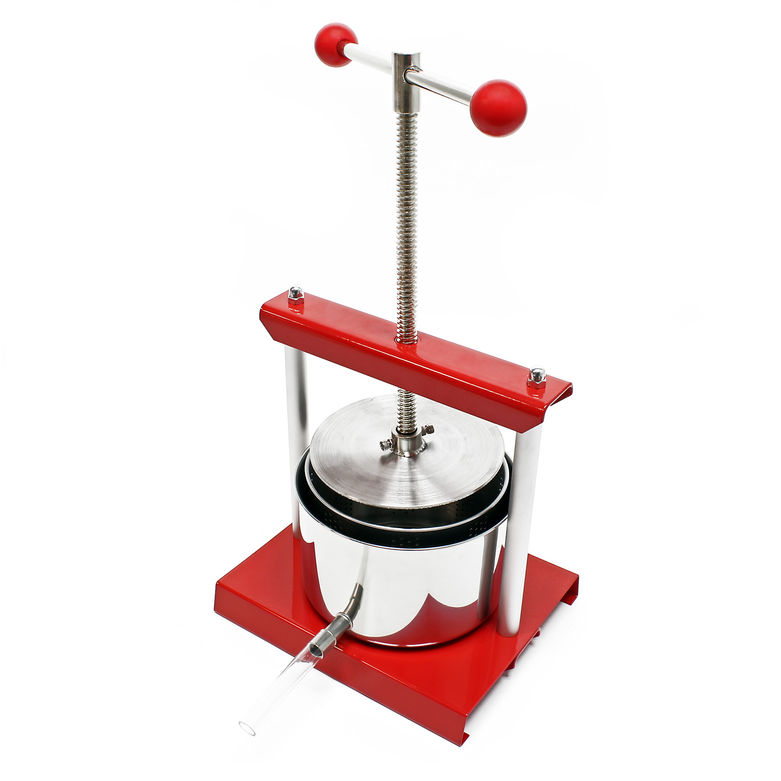 MiniFruit press stainless steel 1,5 L Fruit press Fruit mill Fruit