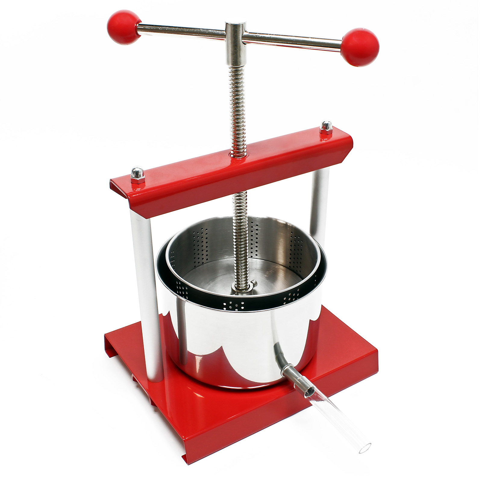 MiniFruit press stainless steel 1,5 L Fruit press Fruit mill Fruit