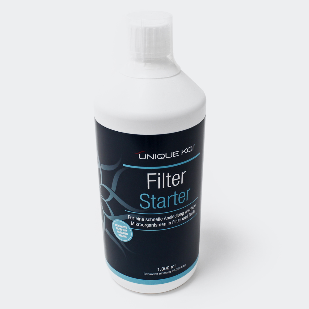 Unique Koi Filter Starter 1000 ml für 40000 l Teichwasser