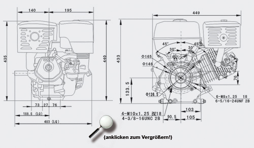 13PS Benzinmotor