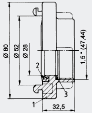 Storz Festkupplung C42mm