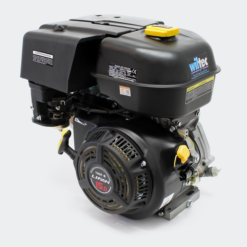 LIFAN 190 Benzinmotor 10.5kW (14.3PS) 4Takt 25mm luftgekühlt Handstart