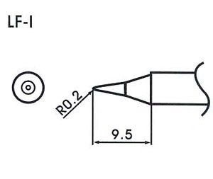 AOYUE bleifreie Lötspitze, Soldering Tip Lead Free Lötspitze LF-I für bleifreies Lötzinn