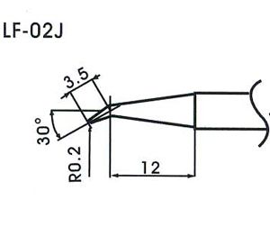 L�tspitze LF-02J f�r bleifreies L�tzinn