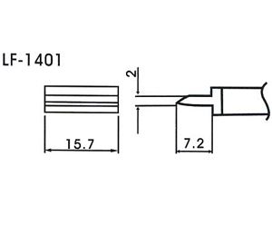 AOYUE bleifreie Lötspitze, Soldering Tip Lead Free Lötspitze LF-1401 für bleifreies Lötzinn