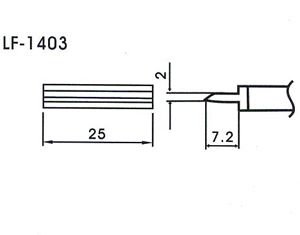 Pointe � souder LF-1403 