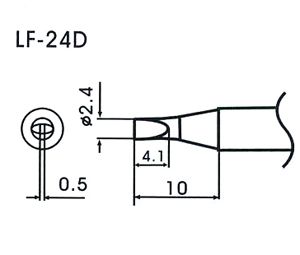 L�tspitze LF-24D f�r bleifreies L�tzinn