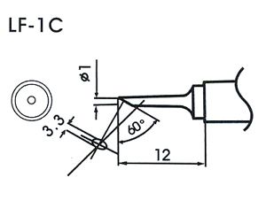 L�tspitze LF-1C f�r bleifreies L�tzinn