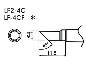 L�tspitze LF-2-4C f�r bleifreies L�tzinn
