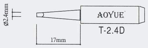 L�tspitze T-2.4D f�r bleihaltiges L�tzinn