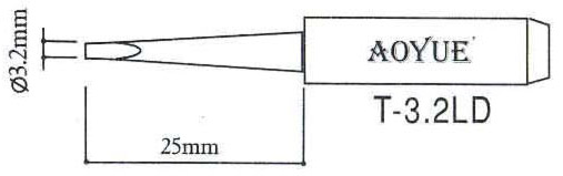 L�tspitze T-3.2LD f�r bleihaltiges L�tzinn
