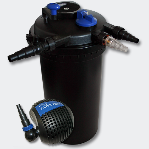 Druckfilter XXL Set2 30000l+18W UVC Wasserklärer+Teichpumpe Teichfilter - Bild 1 von 1