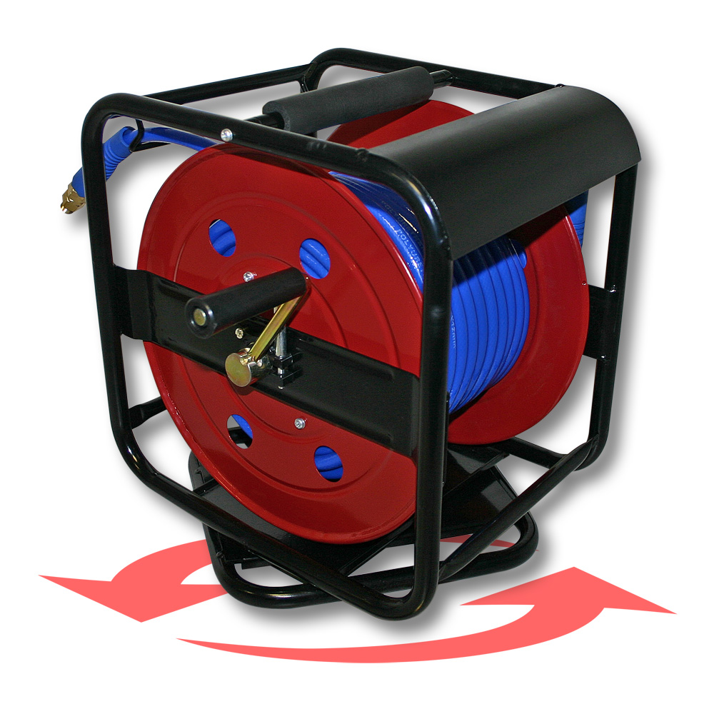 Portable Compressed Air Hose Reel 30 Meter 12bar 1/4