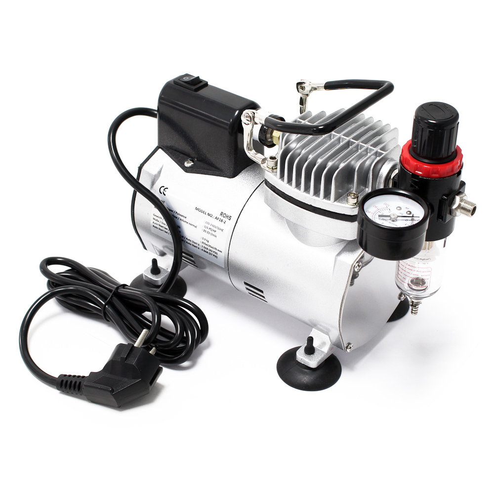 Airbrush Kompressor AF182 Membrankompressor 4 bar Abschaltautomatik