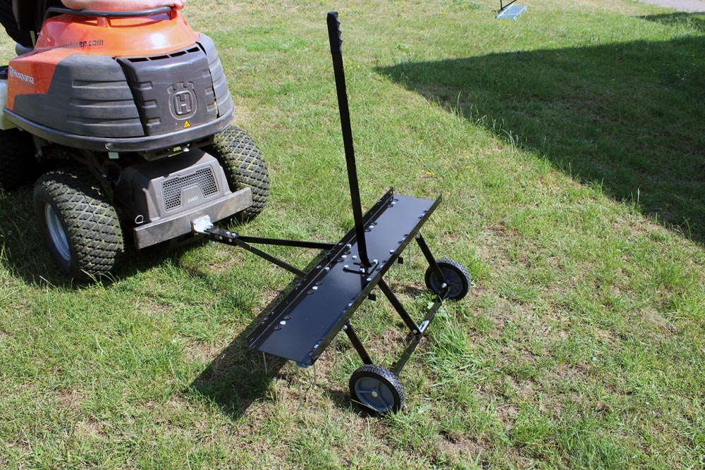 Vertikutierer Rasenkamm Entmooser 100cm Aufsitzmäher Rasentraktor ATV
