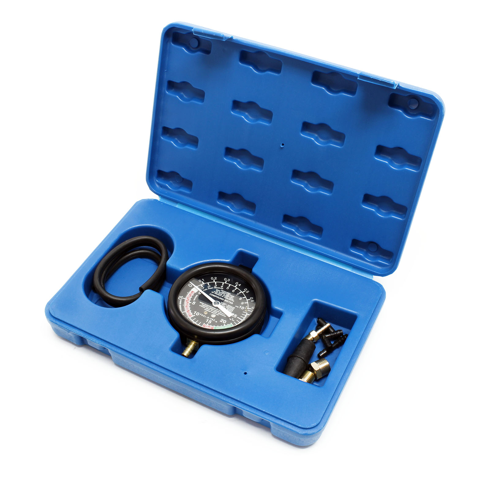 Tester Di Compressione Per Auto - Set Con Manometro E Adattatori M10/M12/M14/M18 - Foto 3