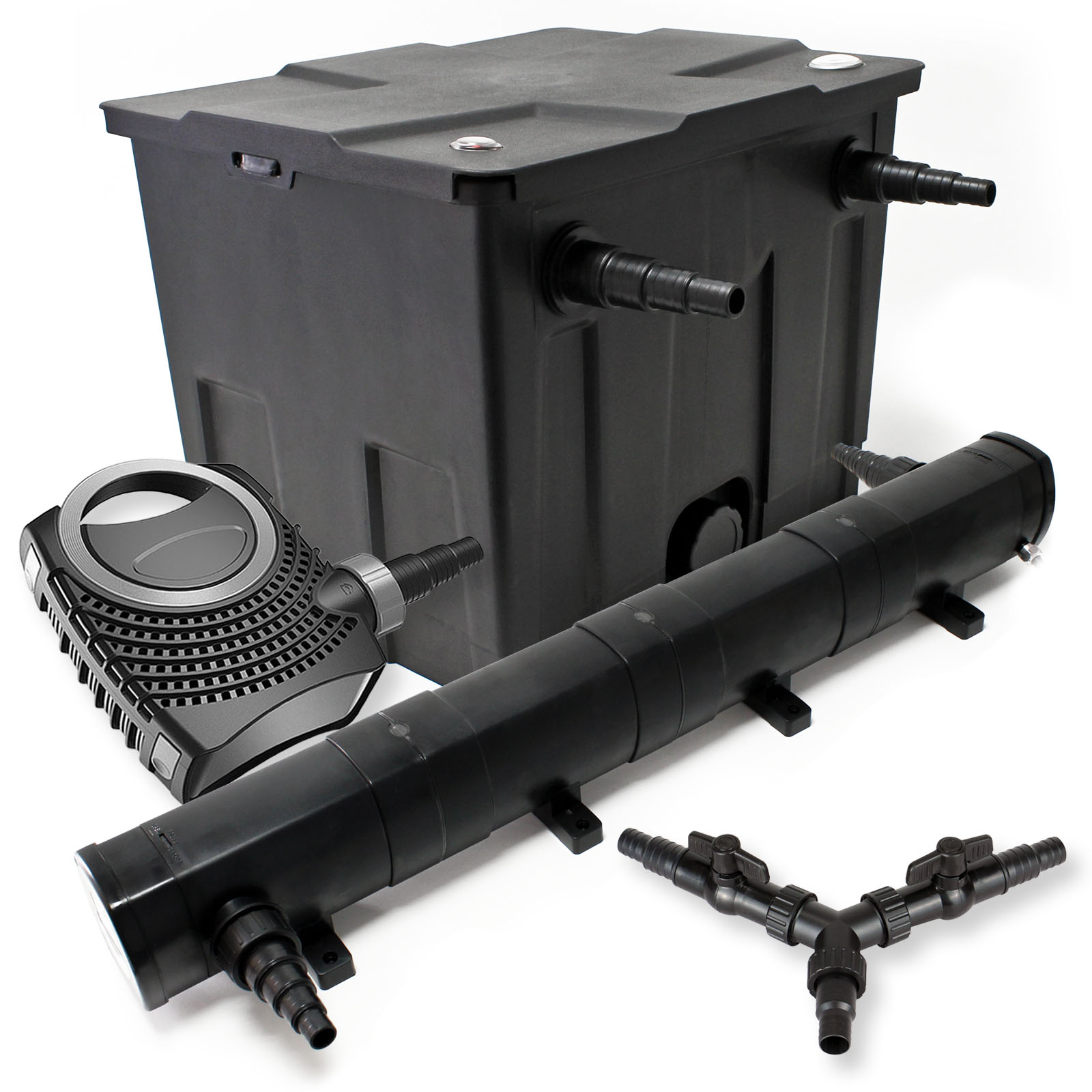 Filter Set für 12000l Teich mit 72W Teichklärer und NEO8000 70W Pumpe
