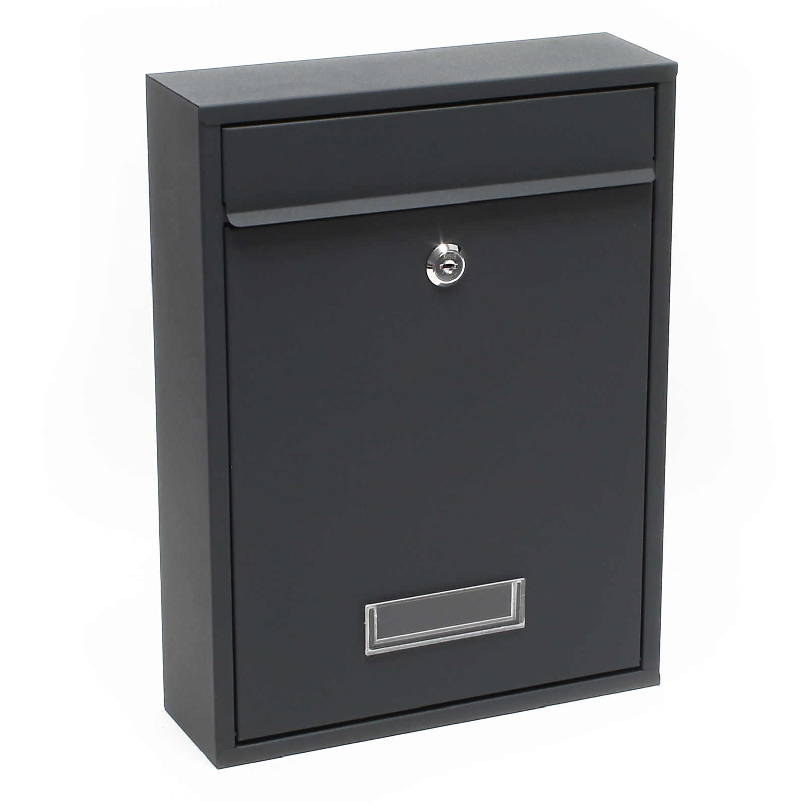 Design Mailbox V18 anthracite Letterbox Postbox Pillar Letter Mail Post ...