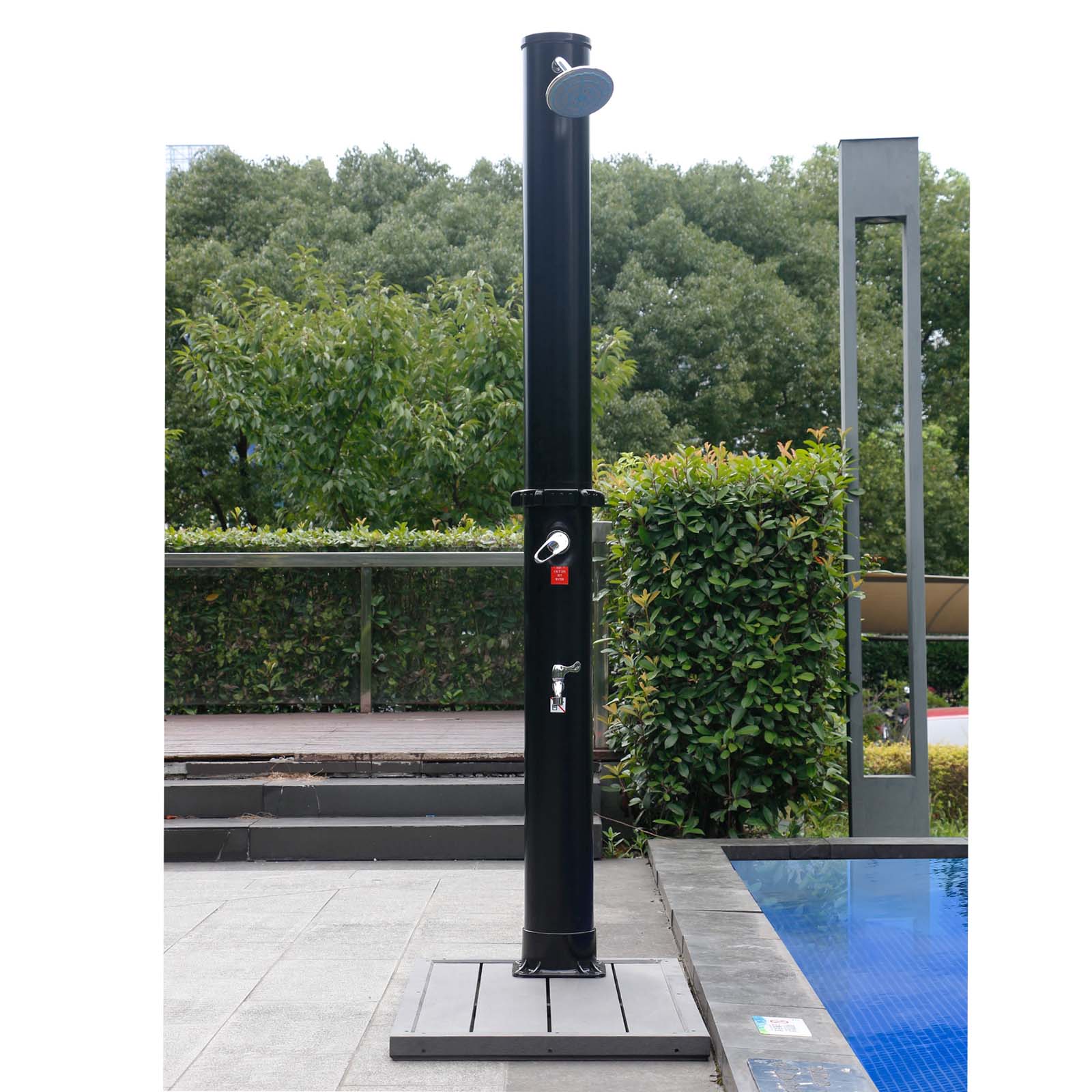 BWare Bodenelement Solardusche Bodenplatte Gartendusche Pool