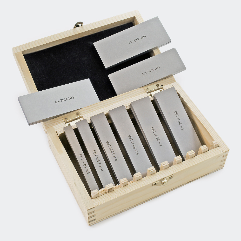 Parallelunterlagen Set 18-teilig 100mm 9 Paar Schraubstockunterlage