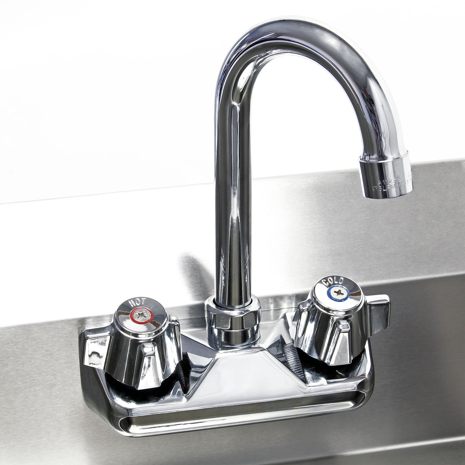 XPOtool Gastro Waschbecken Edelstahl Handwaschbecken quadratisch