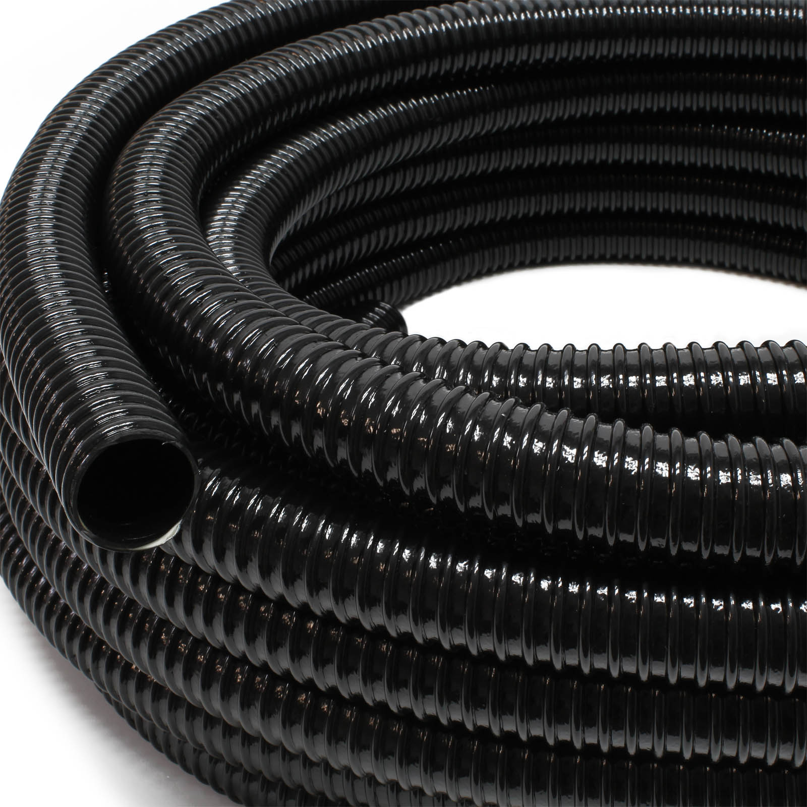 Wiltec Teichschlauch 5 M – Flexibel, 38 Mm (1 1/2 Zoll), Grün | Saug- Und Druckschlauch, Made In Europe, UV-beständig
