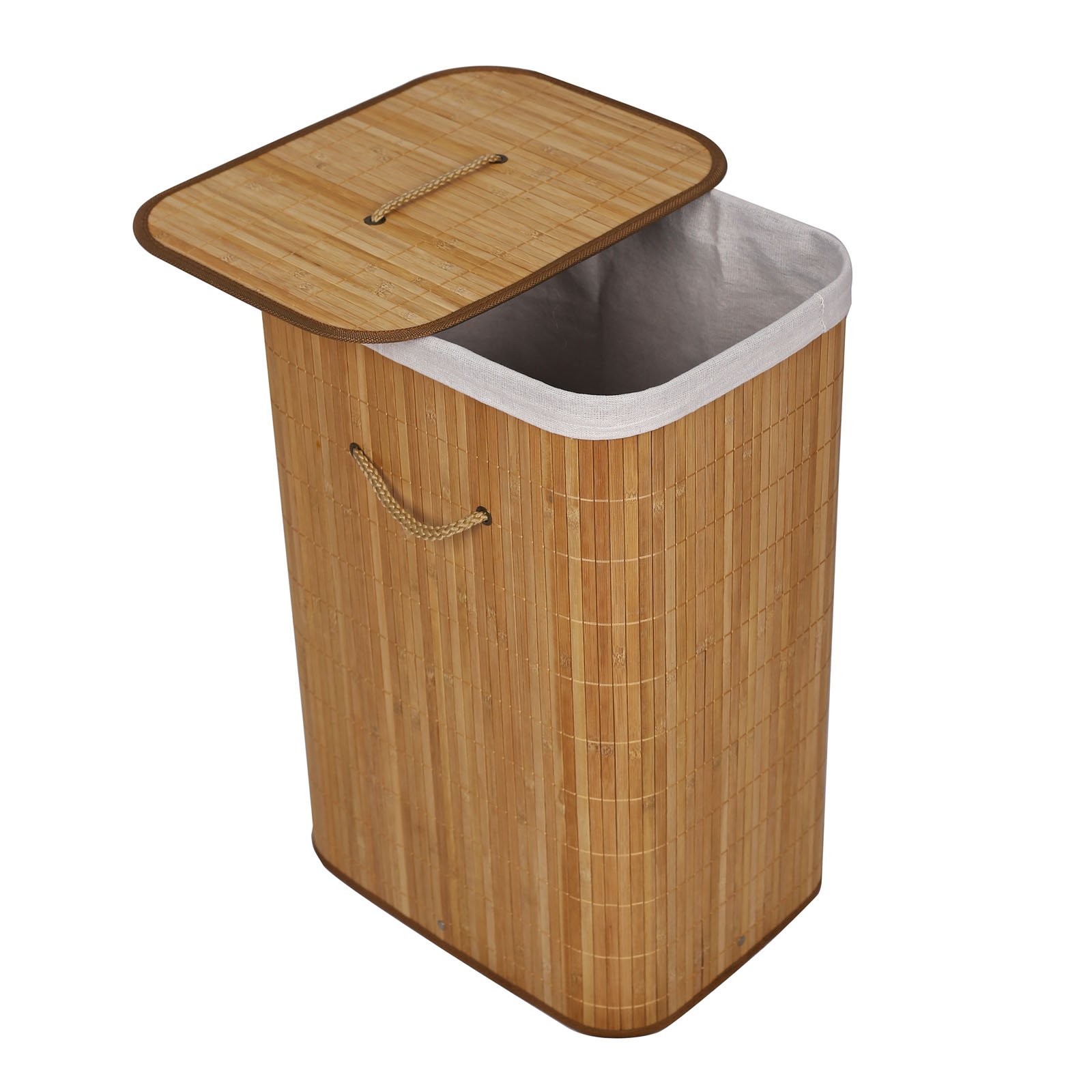 Bambus Wschekorb 72L natur Wschebox faltbar Wschesack Wschetruhe  Sammler | eBay