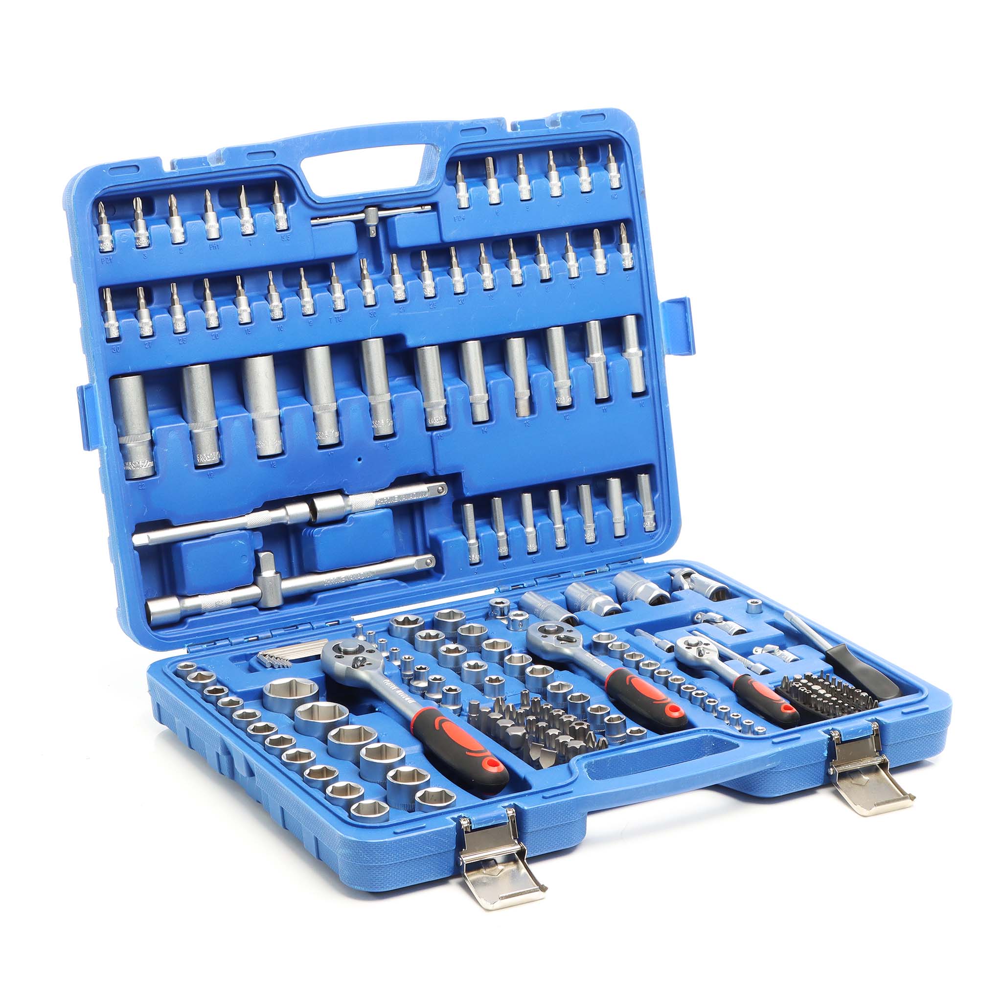 Set Da 4 Adattatori Per Bussola HAPPOW – Acciaio Cromo Molibdeno, Finitura Cromata, Per Cricchetti Da 1/4 A 3/8 E 1/2