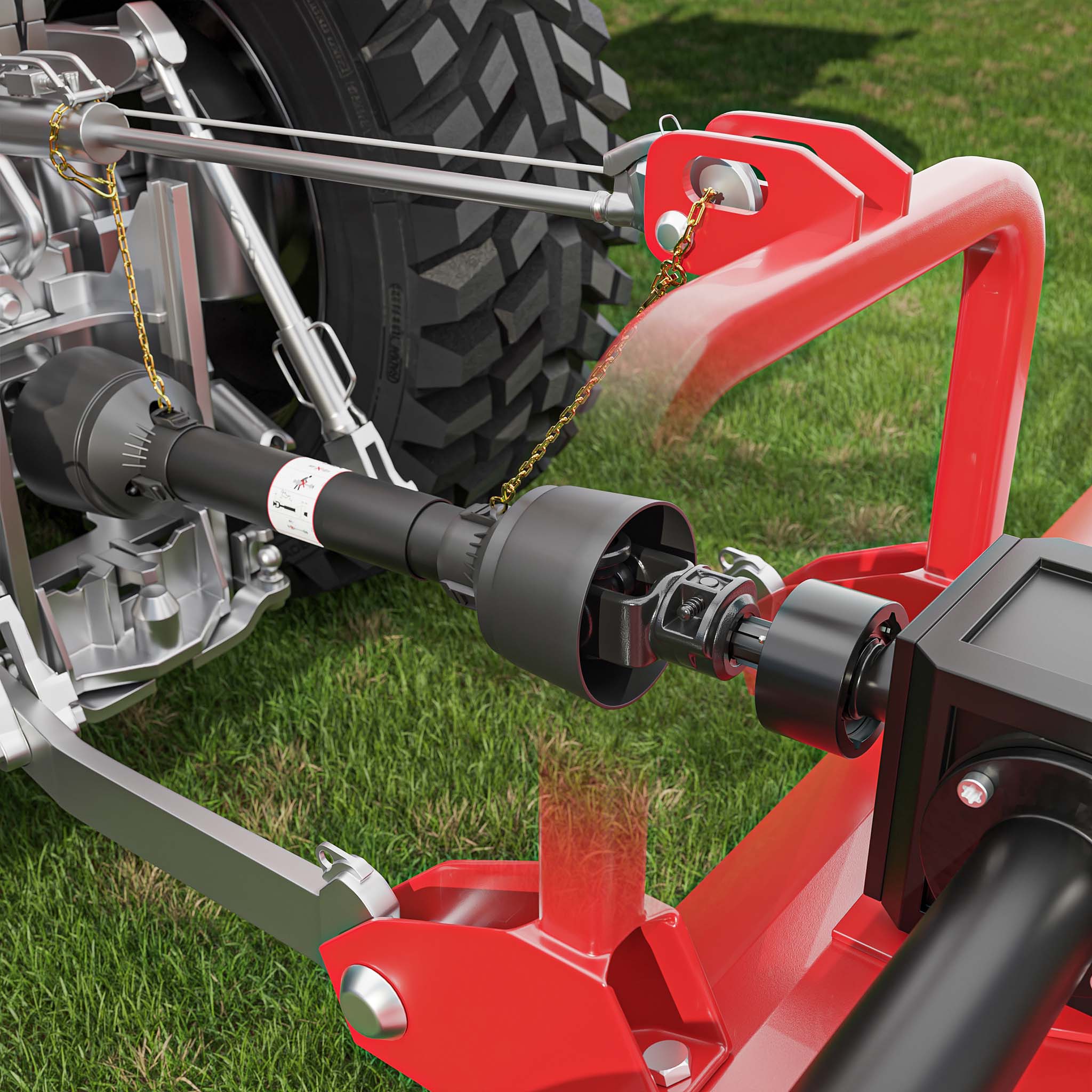 Embrayge à roue libre Arbre Cardan 220mm Mâle Femelle 1 3/8