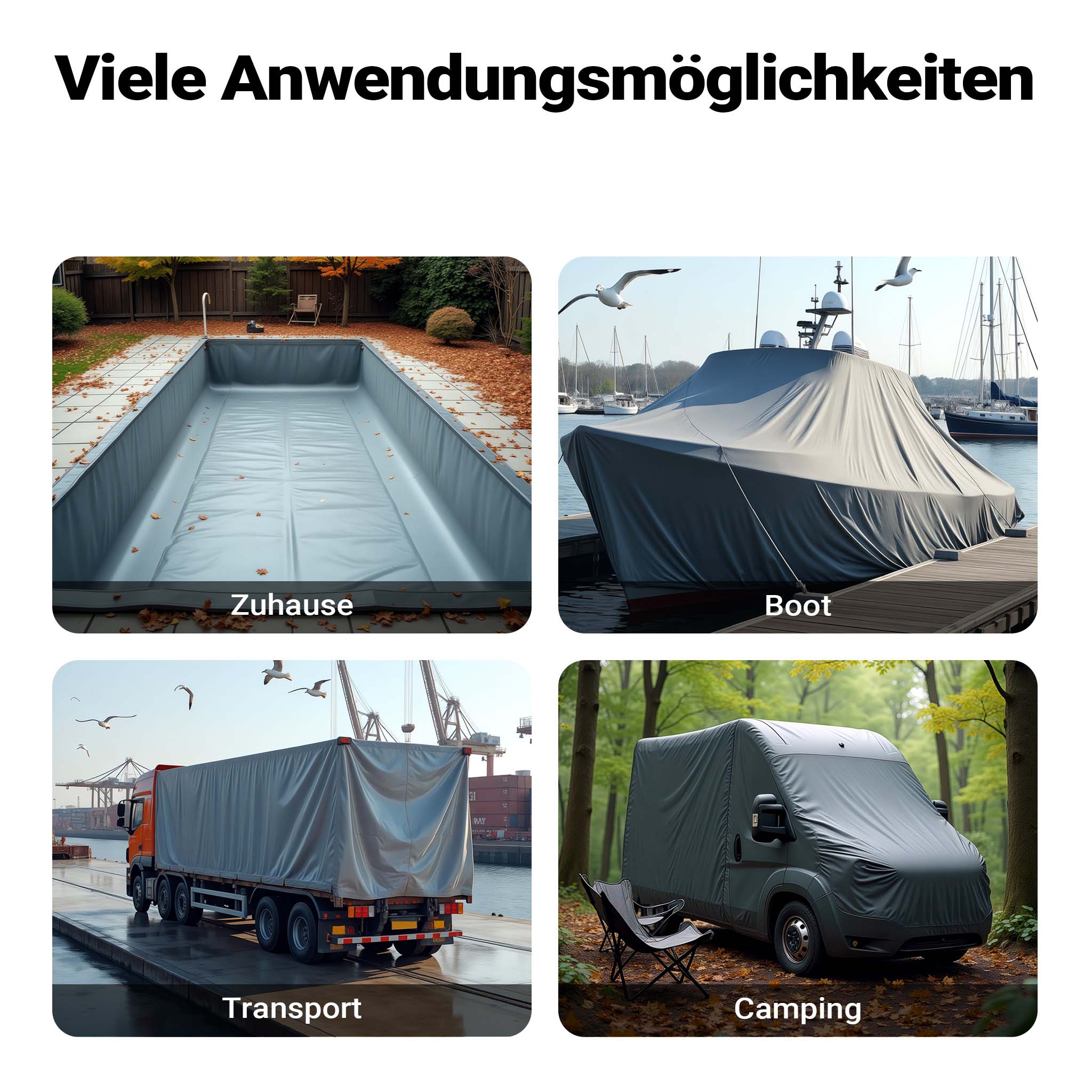 Wiltec Bâche De Camion 7 X 6 M 240 G/m² Bleue Polyester PE Œillets Alu 101 Cm Haute Protection Vol Uv Intemperies Moisissure Etanche Solide Securit 93514104