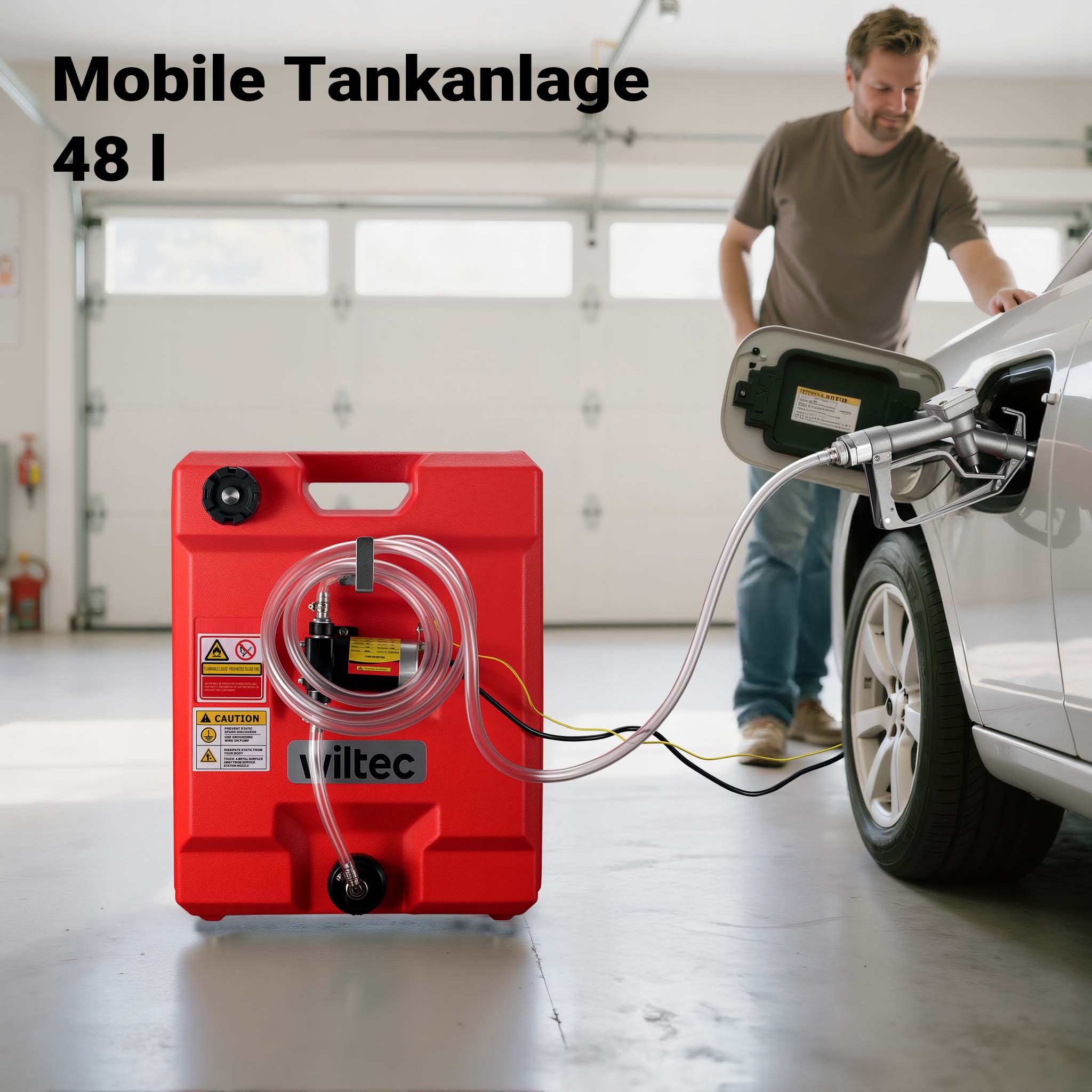 Mobile Tankanlage mobiMASTER 980 L - Flexibel & Sicher für Diesel & Heizöl